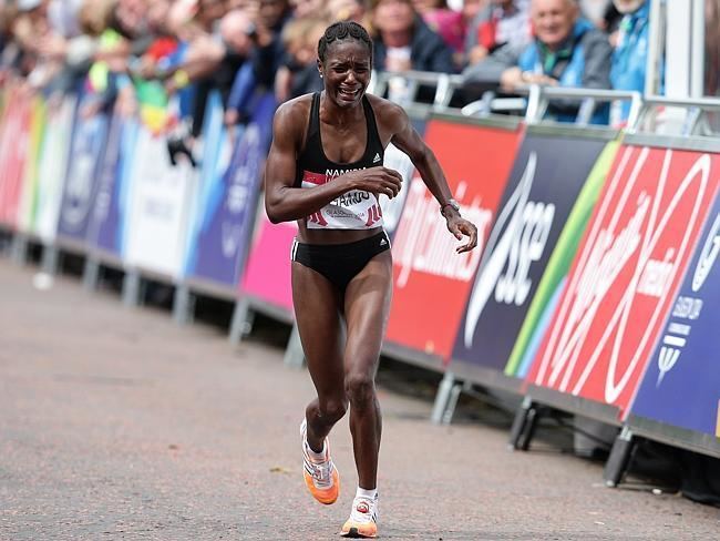 Beata Naigambo Namibian athlete Beata Naigambo distraught as she
