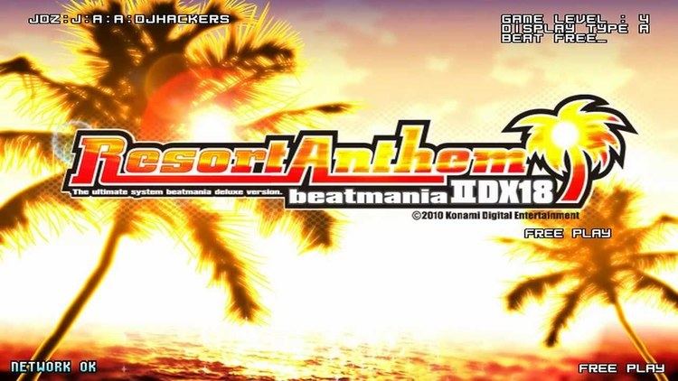 Beatmania IIDX 18 Resort Anthem beatmaniaIIDX 18 Resort Anthem Title Screen YouTube