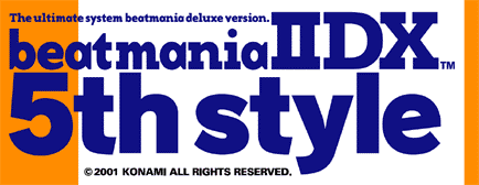 Beatmania IIDX 5th Style beatmaniaIIDX 5th style TOP PAGE