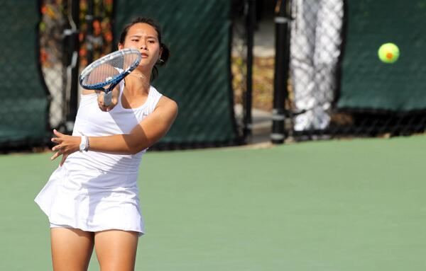Beatrice Gumulya No 15 Womens Tennis Cruises to 70 Win Over Cuse Clemson Tigers