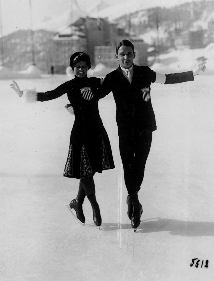 Beatrix Loughran US Figure Skating pair Sherwin Campbell and Beatrix Loughran during