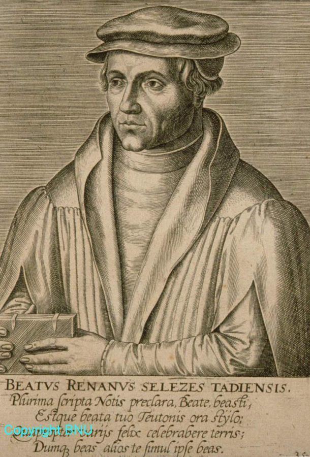 Beatus Rhenanus Beatus Rhenanus1485 1547