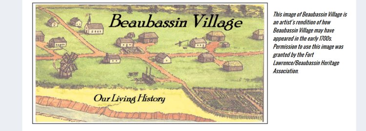 Beaubassin Beaubassin Village Our Living History