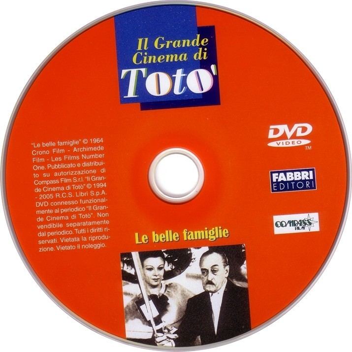 Beautiful Families Copertina dvd Toto Le Belle Famiglie DVD cover dvd Toto Le