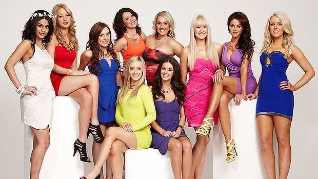A group of "Beauties" (young women who have relied primarily on their looks) in Beauty and the Geek, an Australian reality television series.