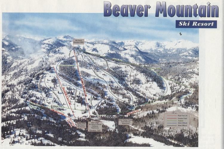 Beaver Mountain Beaver Mountain Ski Area SkiMaporg