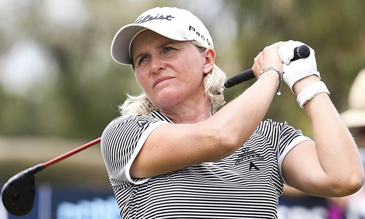 Becky Morgan Becky Morgan shares lead after first round of World Ladies