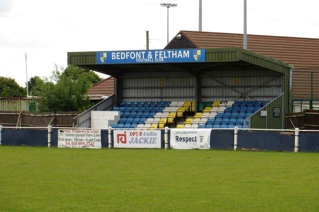 Bedfont & Feltham F.C. The stand at Bedfont and Feltham FC Steve Daniels Geograph
