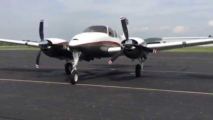 Beechcraft Twin Bonanza Beechcraft Twin Bonanza D50E Start Up and Taxi YouTube