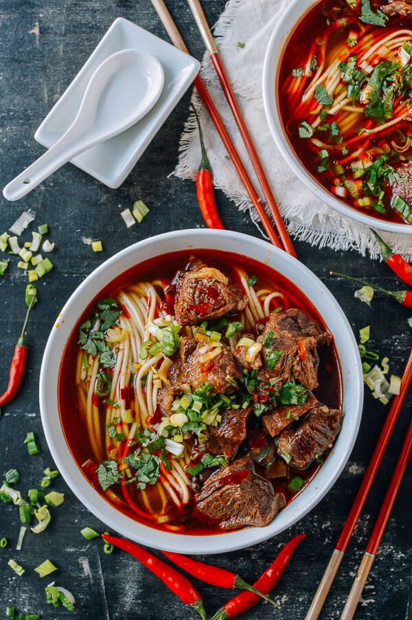 Beef noodle soup Spicy Beef Noodle Soup The Woks of Life