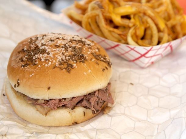 Beef on weck A Sandwich a Day Beef on Weck at Top Round Roast Beef Los Angeles