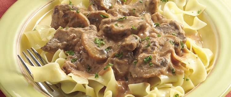 Beef Stroganoff FamilyStyle Beef Stroganoff recipe from Betty Crocker