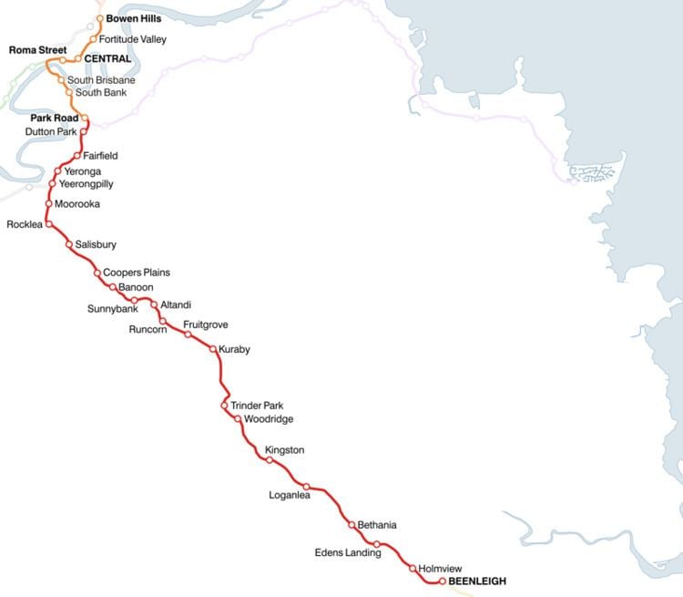 Beenleigh railway line