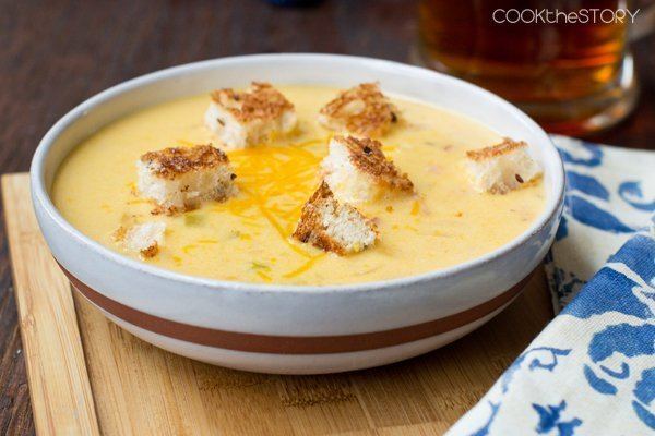 Beer soup Beer Cheese Soup in 15 Minutes