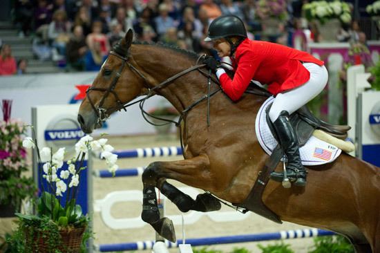 Beezie Madden Beezie Madden and Simon win jumping World Cup Horsetalk