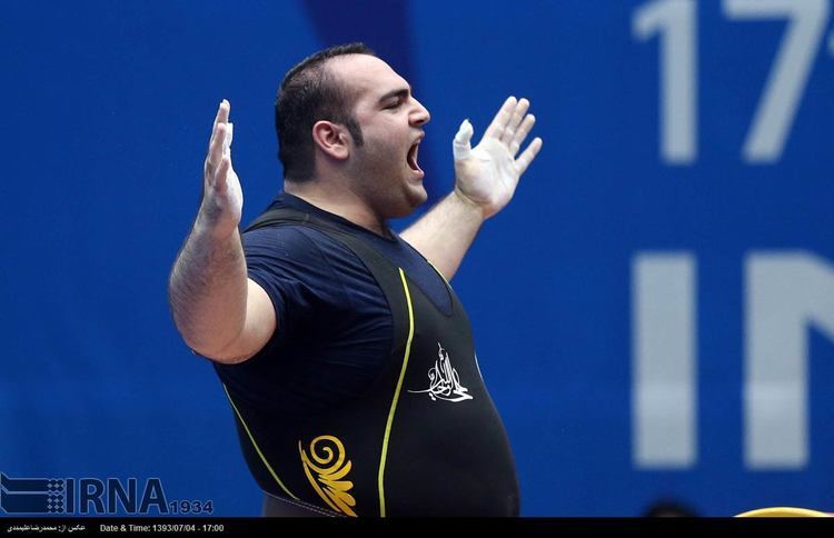 Behdad Salimi Iranian Super Heavyweight Weightlifter Behdad Salimi Snatches Irans