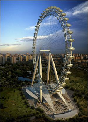 Beijing Great Wheel Beijing begins work on world39s highest Ferris wheel chinaorgcn