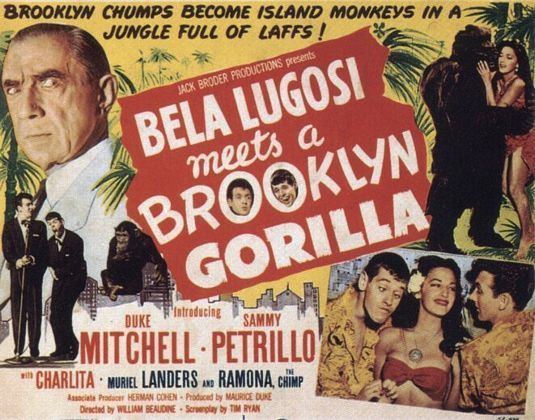 Bela Lugosi Meets a Brooklyn Gorilla Bela Lugosi Meets a Brooklyn Gorilla Movie Poster 1 of 2 IMP Awards