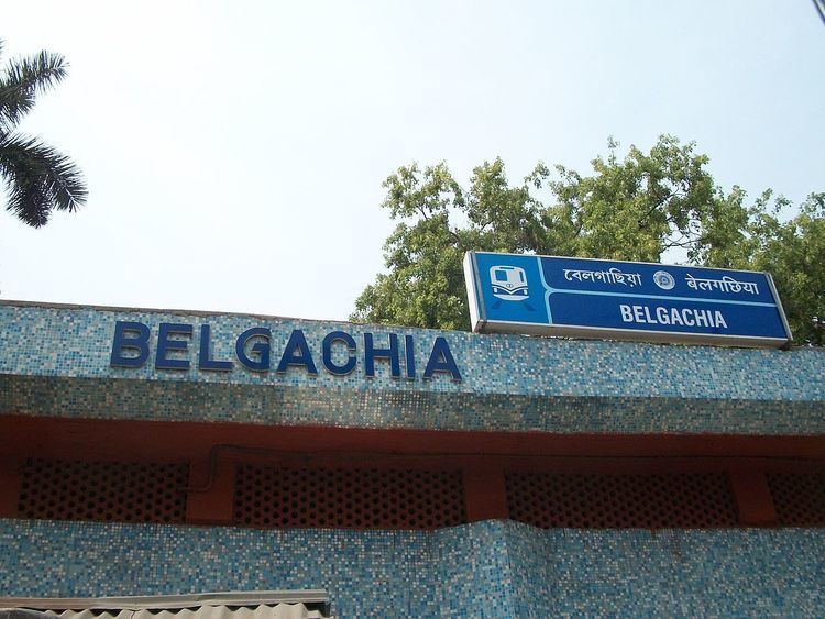 Belgachia metro station