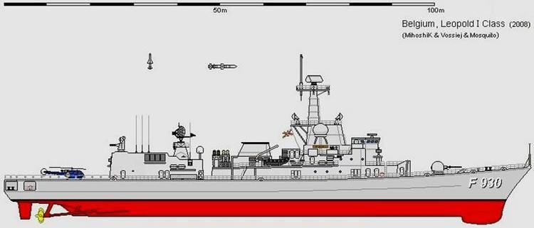 Belgian frigate Leopold I (F930) BNS Leopold I F 930 frigate Royal Belgian Navy ex HNLMS Karel Doorman