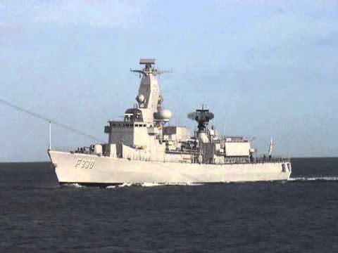 Belgian frigate Leopold I (F930) Belgian Frigate F930 quotLeopold Iquot Coming Into The Tyne 011113 YouTube