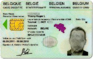 Belgian national identity card