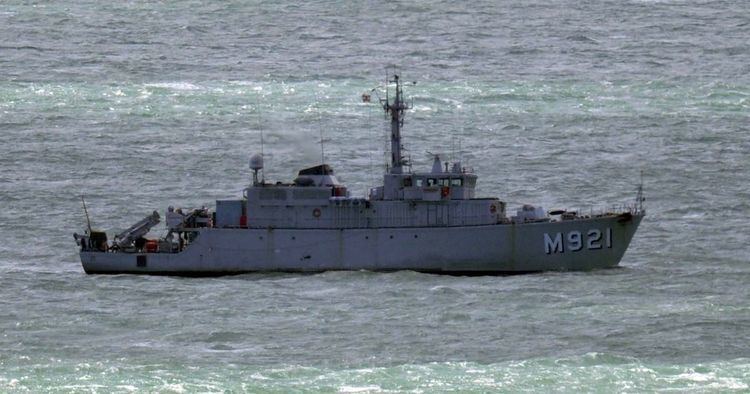 Belgian Navy Belgian warships off Gwynedd coast joined by third vessel Daily Post