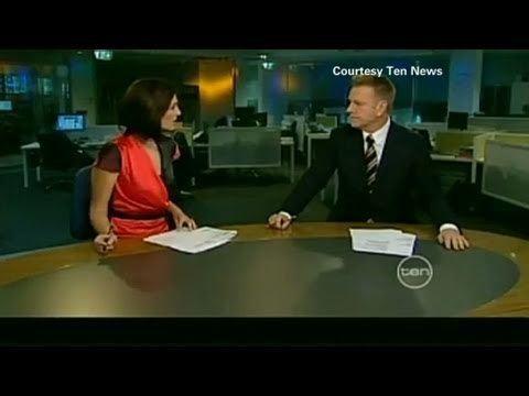 Belinda Heggen CNN TV anchors Belinda Heggen and Mark Aiston behaving
