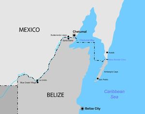 Belize–Mexico border BelizeMexico border Wikipedia