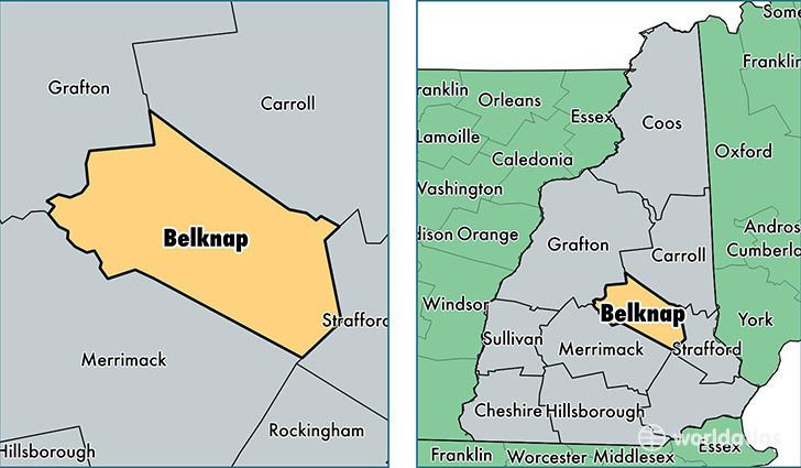 Belknap County, New Hampshire wwwworldatlascomimguscounty25belknapcounty