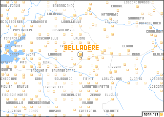 Belladère Belladre Haiti map nonanet