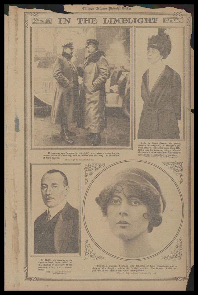 Some information about Belle da Costa Greene in a vintage paper