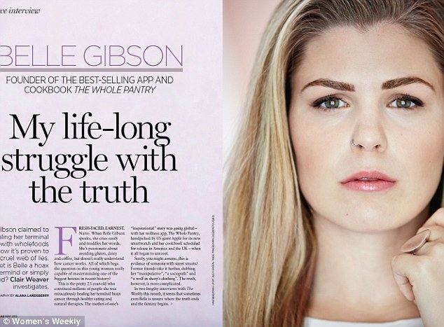 Belle Gibson Belle Gibson admits she DIDN39T have cancer and doesn39t