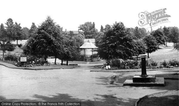 Bellevue Park, Wrexham Wrexham Bellevue Park c1955 Francis Frith