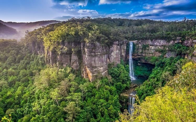 Belmore Falls Belmore Falls Waterfall in Morton National Park Thousand Wonders