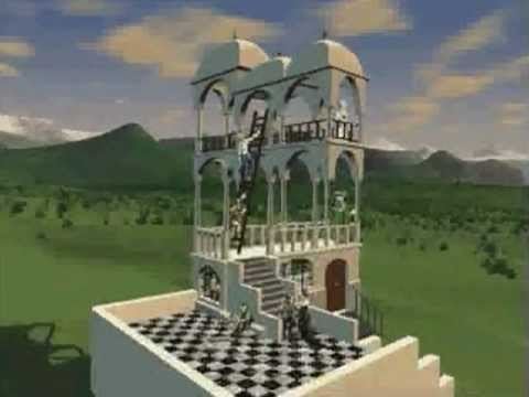 Belvedere (M. C. Escher) M C Escher quotBelvederequot Building Animation YouTube