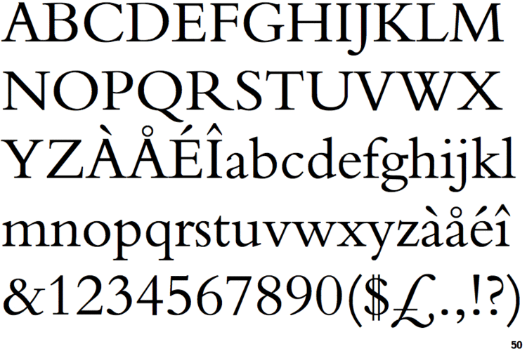 bembo typeface logo