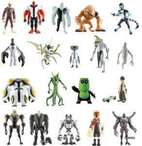 Ben 10 Ultimate Alien Omniverse Action Figures Gwen Vilgax Echo Echo  Heatblast