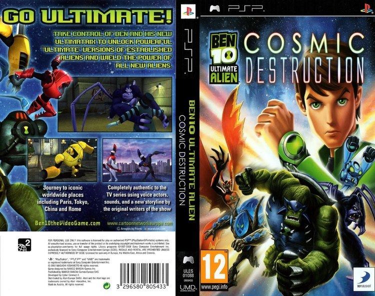 Ben 10 Ultimate Alien: Cosmic Destruction Ben 10 Ultimate Alien Cosmic Destruction USA ISO lt PSP ISOs