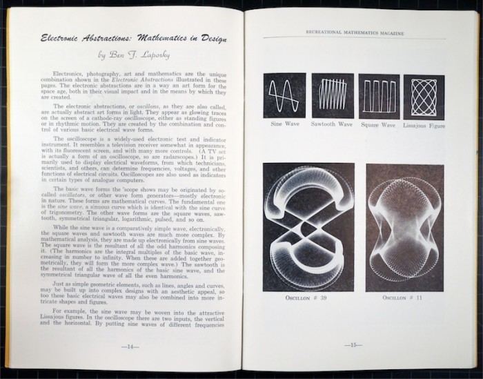 Ben F. Laposky Electronic Abstractions Mathematics in Design in