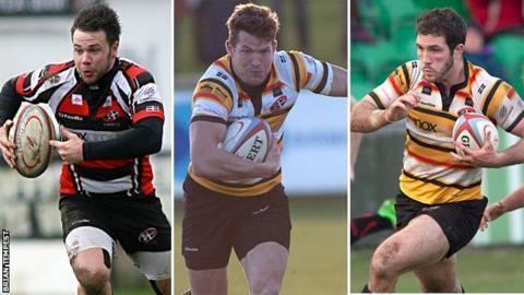 Ben Maidment Jersey sign trio Aaron Penberthy Ben Maidment and Grant Pointer