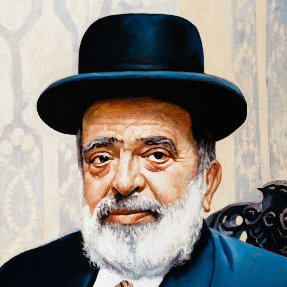 Ben Zion Abba Shaul Judiac Print on Canvas Rabbi Ben Zion Abba Shaul