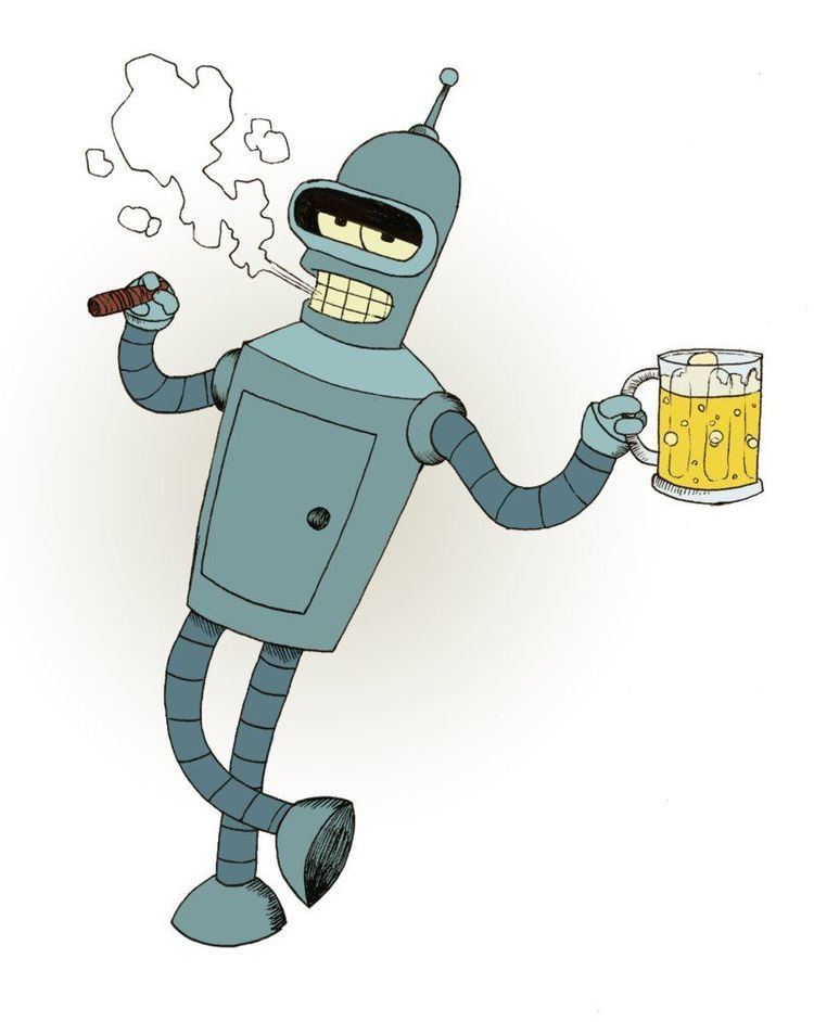 Bender (Futurama) Bender Serie Futurama Dibujos de nuestra infancia Pinterest