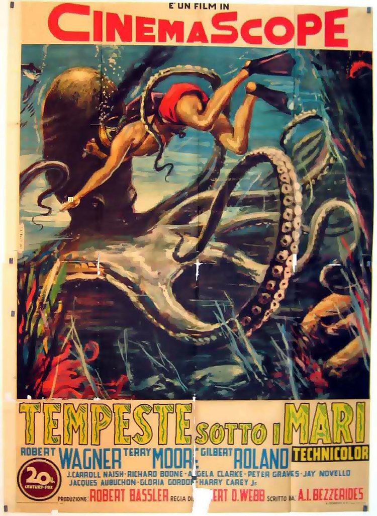 Beneath the 12-Mile Reef TEMPESTE SOTTO I MARI MOVIE POSTER BENEATH THE 12 MILE REEF