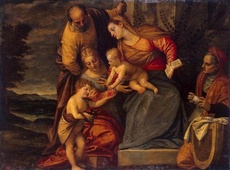Benedetto Caliari FileBenedetto Caliari Holy Family with Sts Catherine Anne and