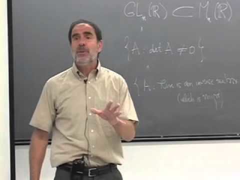 Benedict Gross math e222 L01 20030915 YouTube