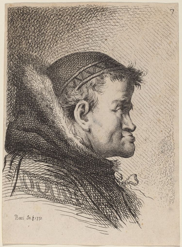 Benigno Bossi Benigno Bossi Head of a Cleric 1775 Artsy