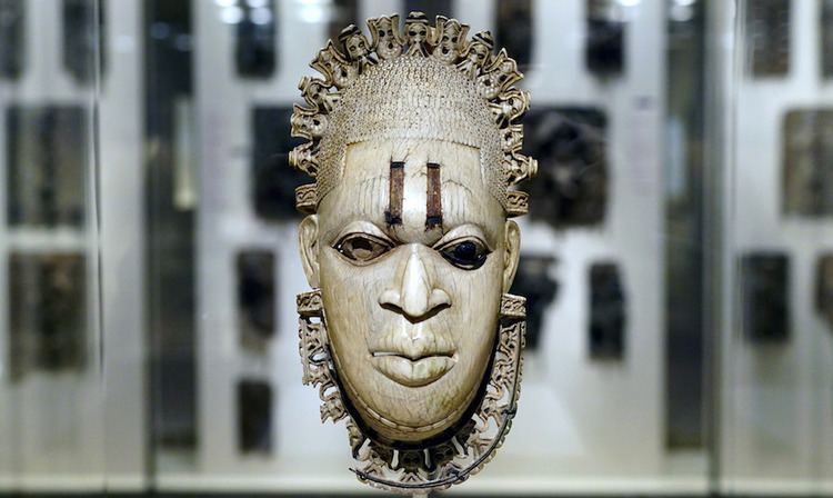 Benin ivory mask Queen Mother Pendant Mask Iyoba Edo peoples article Khan Academy
