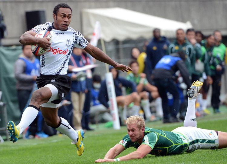 Benito Masilevu Fiji39s Benito Masilevu races down the touchline against