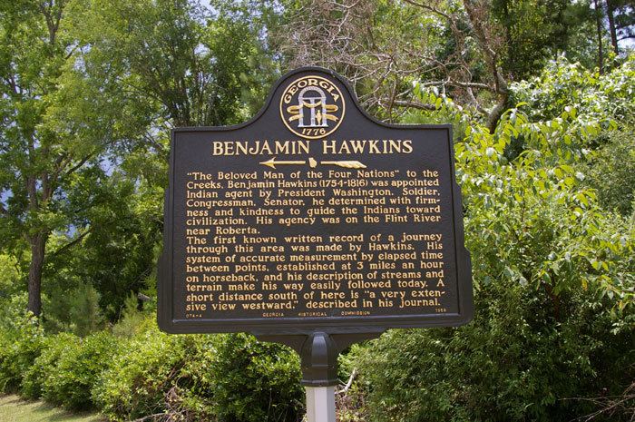 Benjamin Hawkins Historical Markers by County GeorgiaInfo